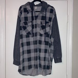 Flannel Hoodie Jacket